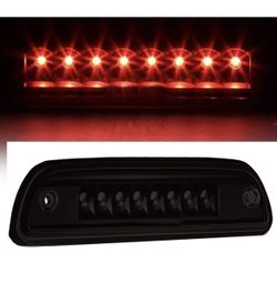 Third Brake Light Fit 1 Toyota Tacoma Truck Full LED 3rd Brake Light Stop Tail Lamp High Mount Brake Light (Black Housing Smoke Lens)