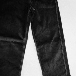 Black Corduroy Pants For Men Size 28×32 (New)