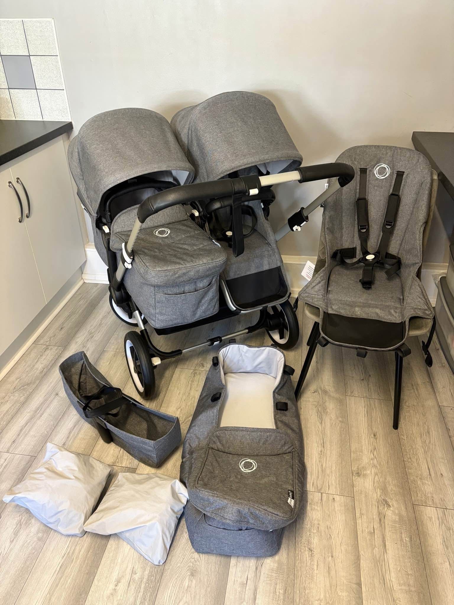 Bugaboo~Donkey~5~Duo~Infant/Baby~Stroller~with~Bassinet