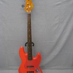 Squier Jazz Bass 4-String Electric Bass Guitar - Red