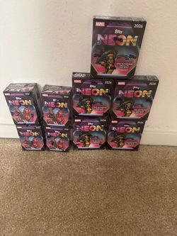 Topps neon marvel value box and mega box