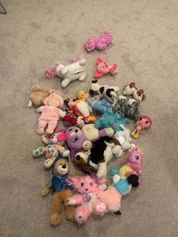 Bag of stuffed animals