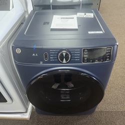 7.8 cu. ft. Smart Front Load Gas Dryer in Sapphire Blue with Sanitize Cycle, ENERGY STAR