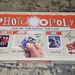 Photo Opoly Game - Your Life! Your Photos! Your Game! Brand New Factory Sealed!!