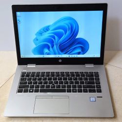 HP Probook 640 G4 Laptop w/Docking Station,14" ,256GB SSD,USB-C,HDMI, Win 11pro-Great Condition -Fast 