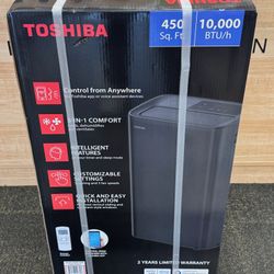 TOSHIBA PX1011CWRU 10,000 BTU Smart Wi-Fi Portable Air Conditioner up to 450 sq. ft.