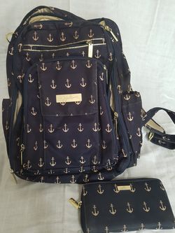 JuJuBe Be Right Back and Wallet, Nautical Collection - The Admiral