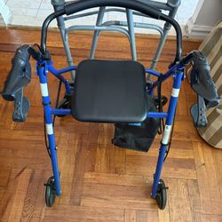 Brand new Adult Seating Walker and an additional regular walker. 