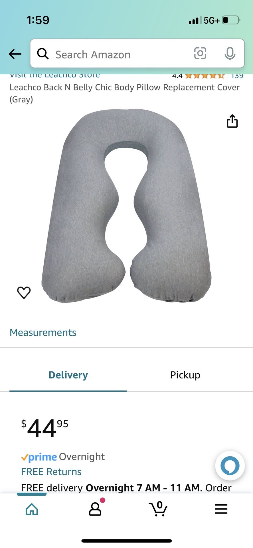 Pregnancy Pillow With Cover 