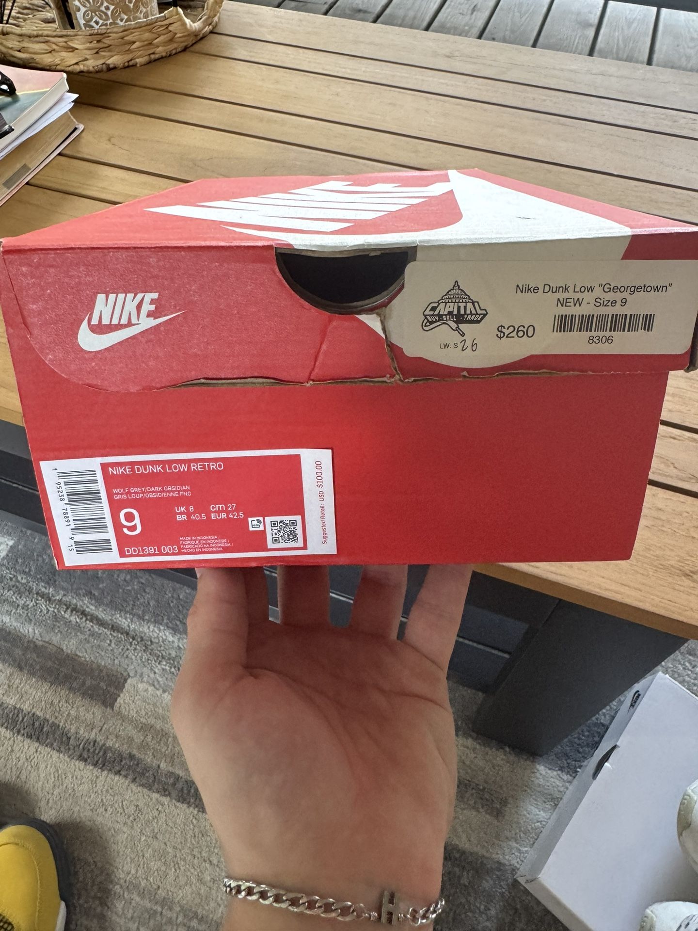 Nike dunk georgetown