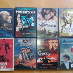 DVDs $3 Each