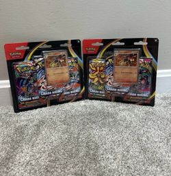 Pokemon Chaos Rising 3 pack blisters