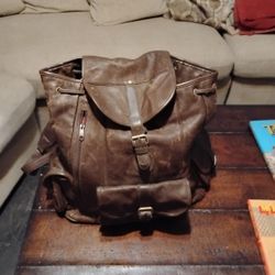 Leather Backpack