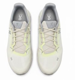 NEW ON CLOUD WHITE & LIME GREEN