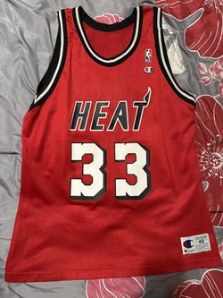 Vintage Champion Miami Heat Alonzo Mourning Jersey