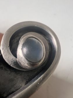 Sterling Silver Ring With Moonstone 