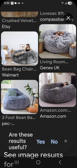 Almost 6 Ft Bean Bag Great Condition 