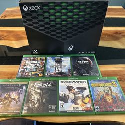Xbox one series X bundle - Pro Controller - Rig wireless headset - Multiple Games - Adult Owned