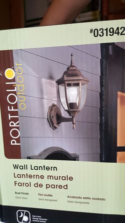 Wall light/lantern. Brand new in box!!