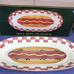 NEW Hot Dog Platter 