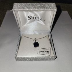 Swarovski Deep Purple Pendant Necklace