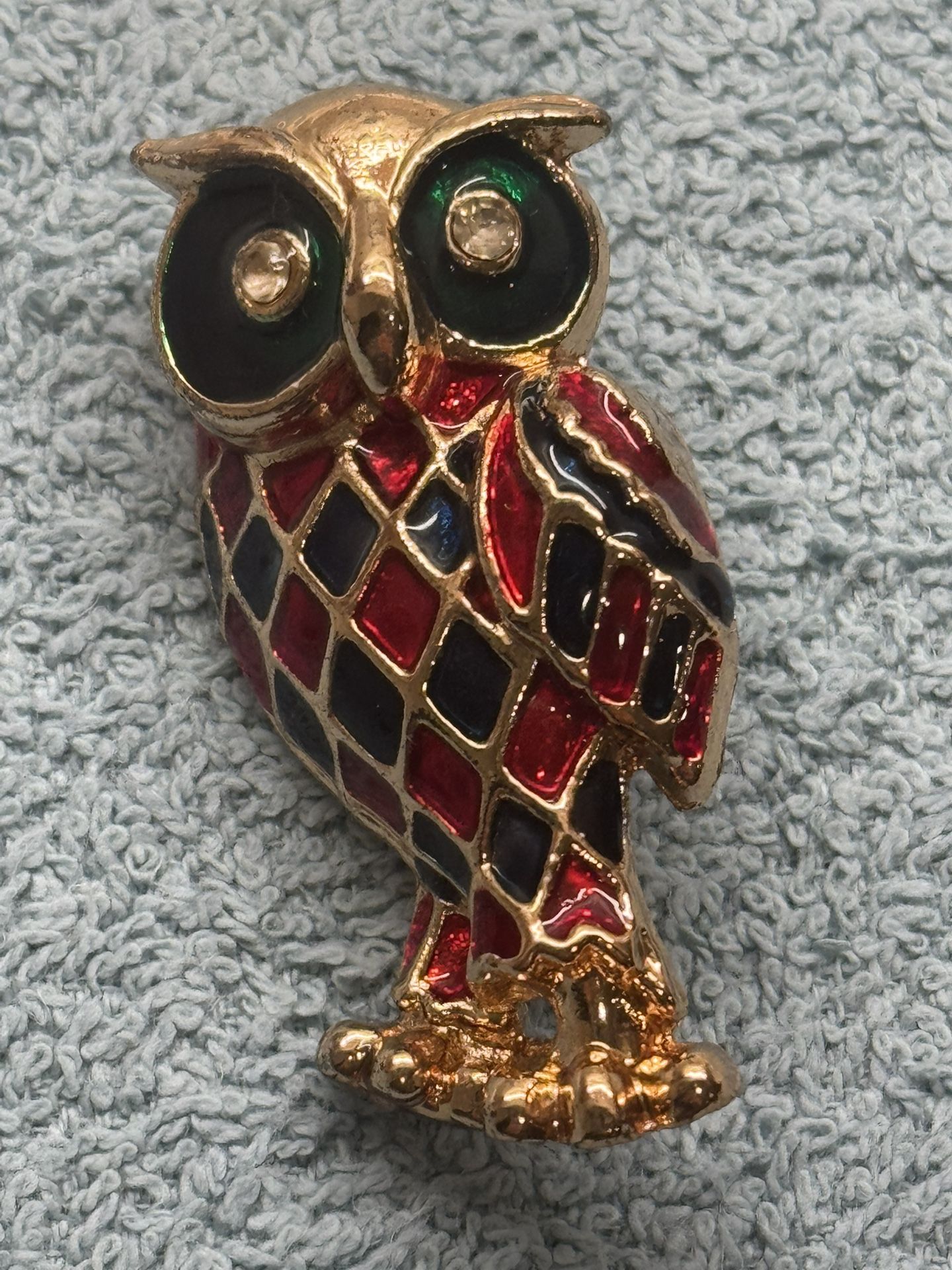 Vintage Owl Brooch 