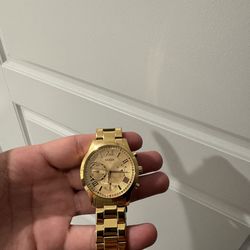 Guess gold plated watch