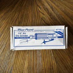NEW Blue-Point AT105 1/4” Air Die Grinder - Pneumatic - Never Used