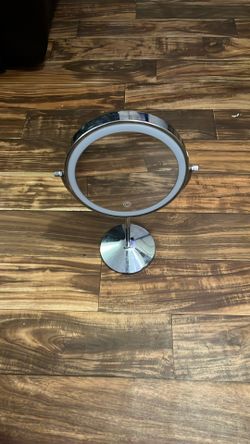 Lighted Swivel Vanity Mirror