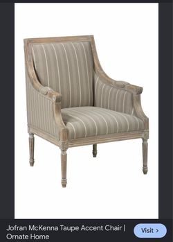 Accent Chairs and table - Jofran McKenna Taupe