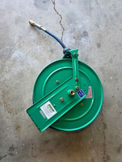 Speedaire 50 ft air compressor hose reel