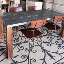 Crate & Barrel Dinning Set