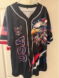 USA 4th of July mens jersey
