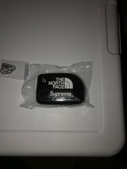 Supreme North Face Keychain