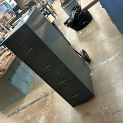 Old School Skinny Filing Cabinet 