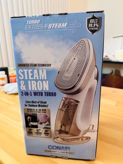 Conair Turbo ExtremeSteam 2-in-1 Steamer & Iron – New in Box