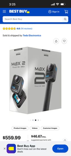 GoPro - MAX2 Action Camera Accessory Bundle - Black