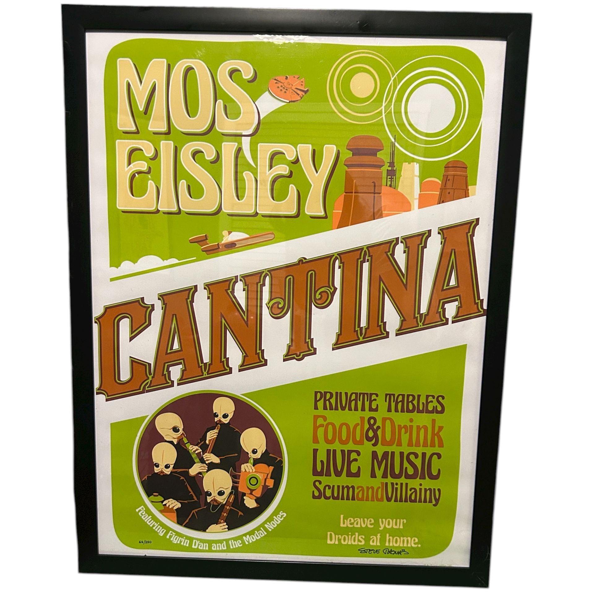 Steve Thomas Star Wars Mos Eisley Cantina Art Print Poster 18” X 24” 1 of 250