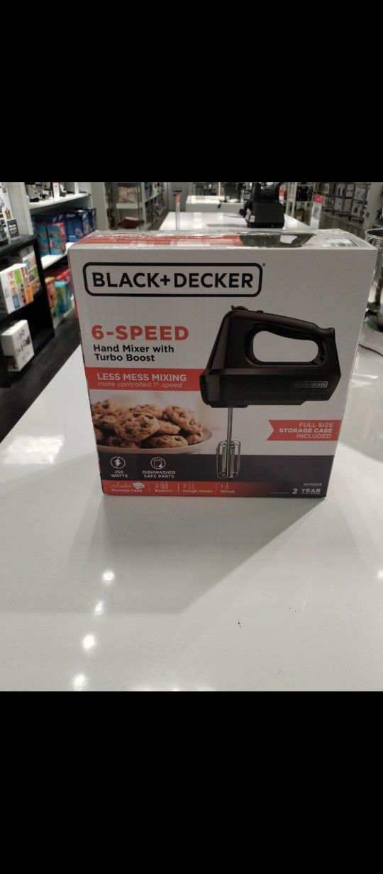 Black+Decker 6 Speed Hand Mixer