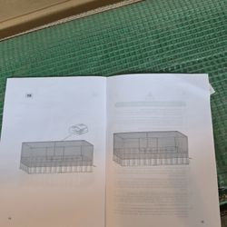 Raised Metal Garden Planter Bed Greenhouse W Cover NIB 35" x 70"
