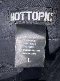 Hot Topic Black Cargo pants Size Large