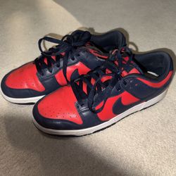 Nike Dunk Low Retro Shoes University Red Obsidian DV0833-601 Men's Size 9