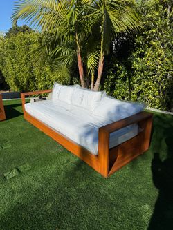 Crate & Barrel Inspired Patio Set | Acacia Wood | Weather-Resistant