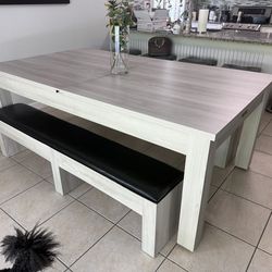 3 in 1 Dining room table Pool table & ping pong table