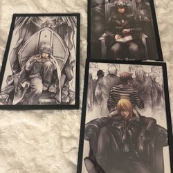 MOVING OUT PRICE FIRM - Anime Framed Prints - Death Note