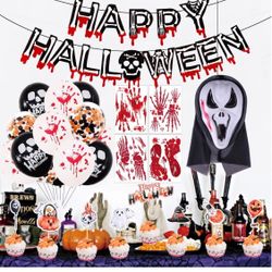 Halloween party decorations kit with mask