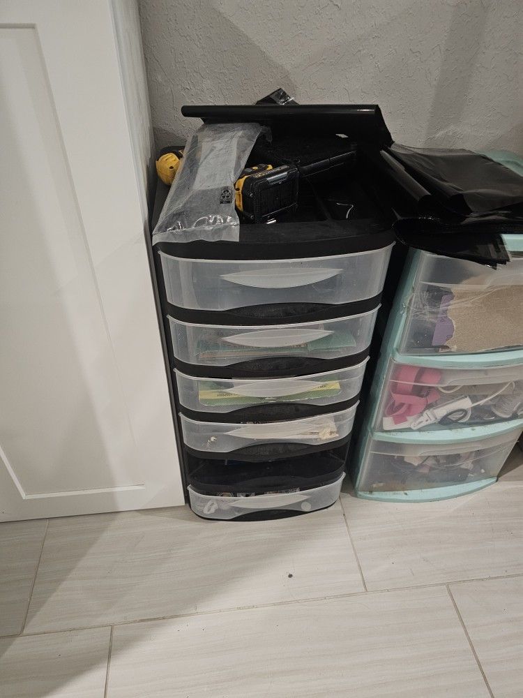 Plastic 5 Drawer / Organizer