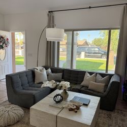 New Gray Sectional Couch 