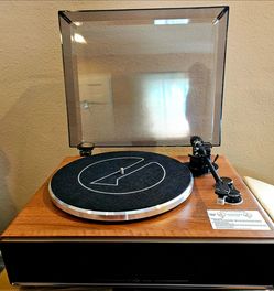 Brown Record Player