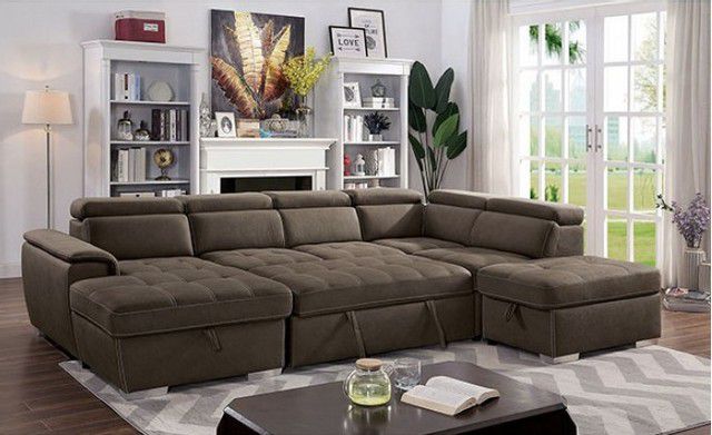 New Sofa sleeper Sectional In Boxes